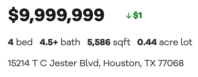 February Fire Sale 2025 Price Reduced To $9,999,999
